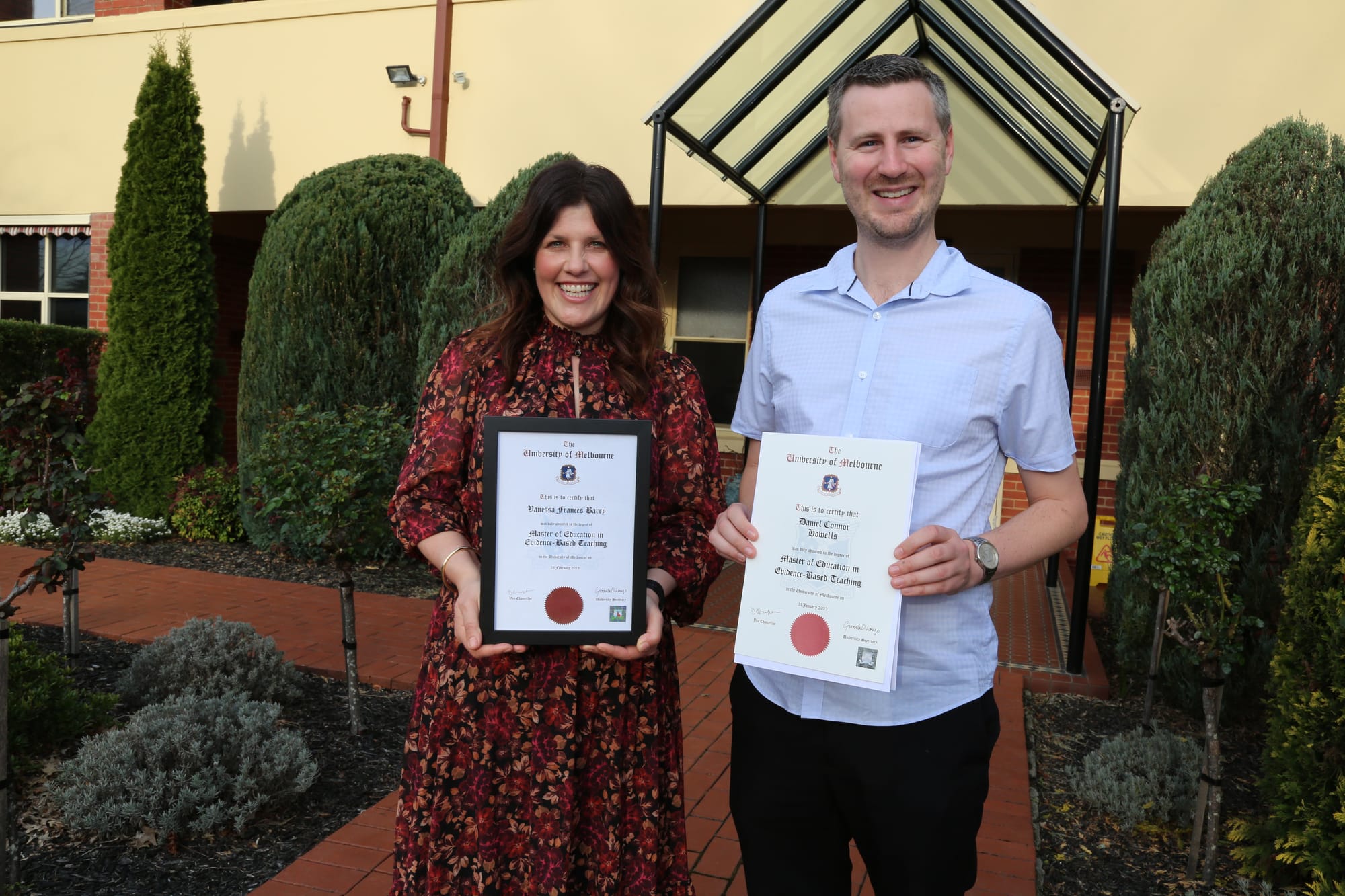 Catholic teachers thanked