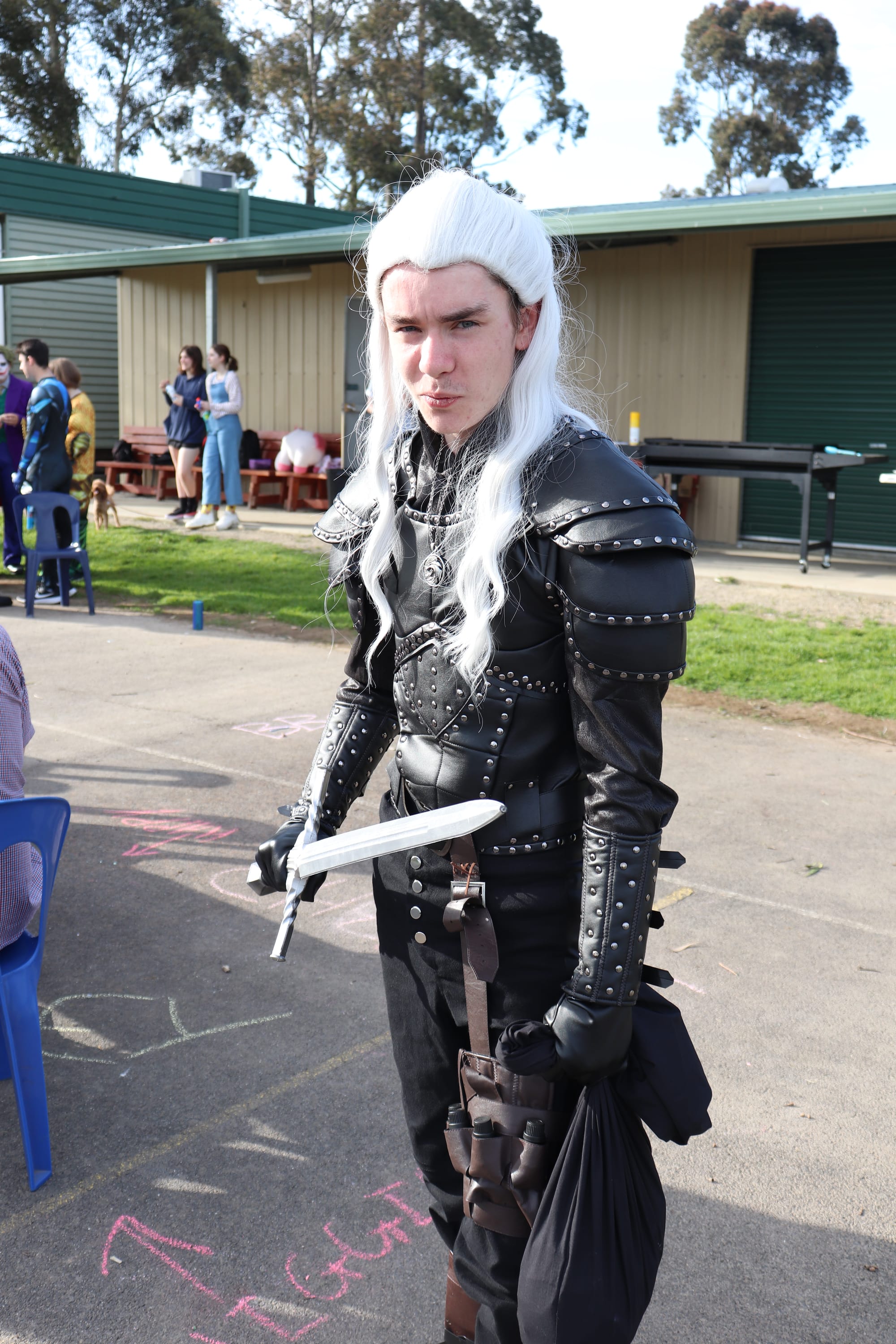 Orin Morrison with a House of the Dragon themed costumes.