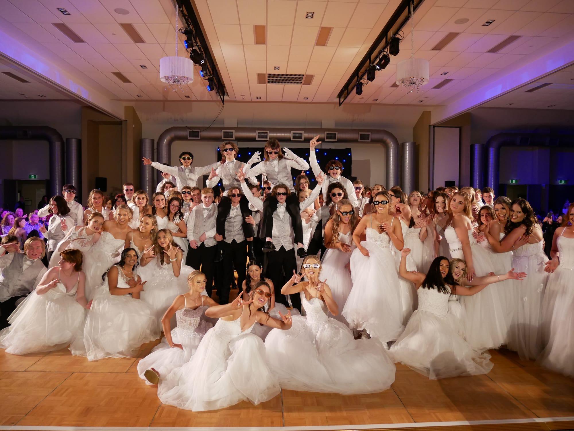 Max Bennetts and Nadia Davies after the formalities.