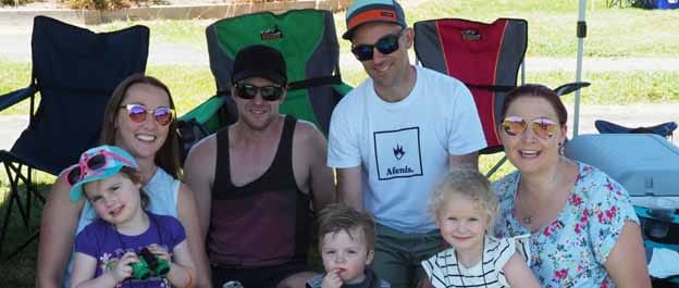 Families enjoy races