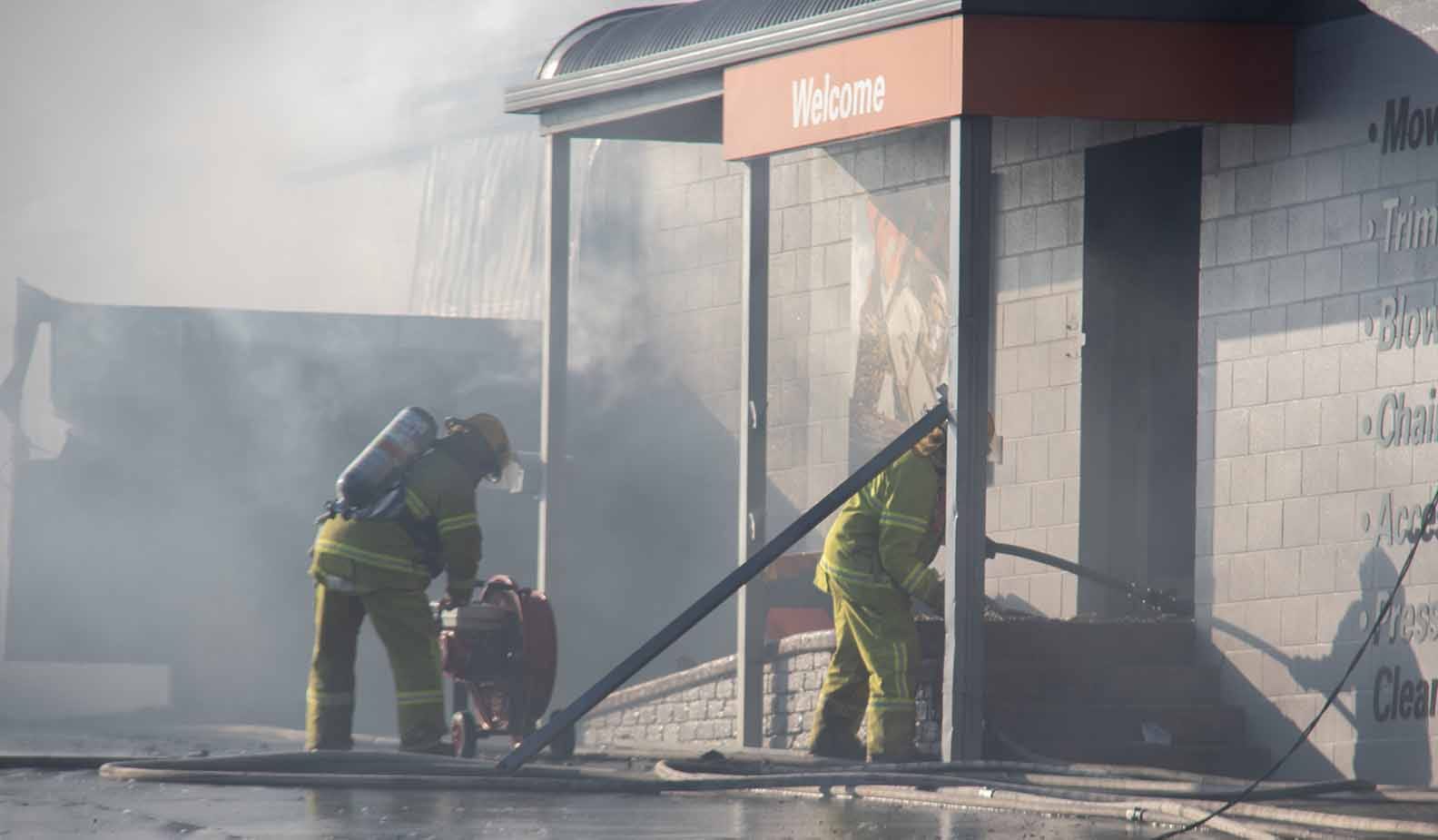 Drouin business fire