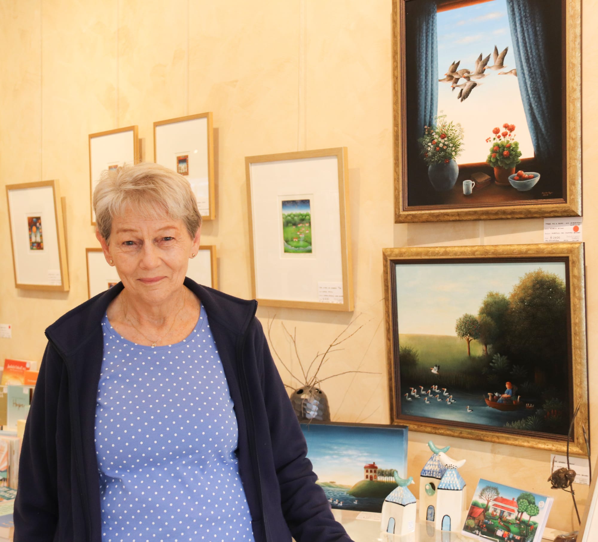 Retrospective art on display