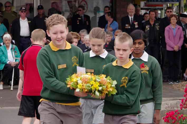 Remembrance Day, Warragul Cenotaph