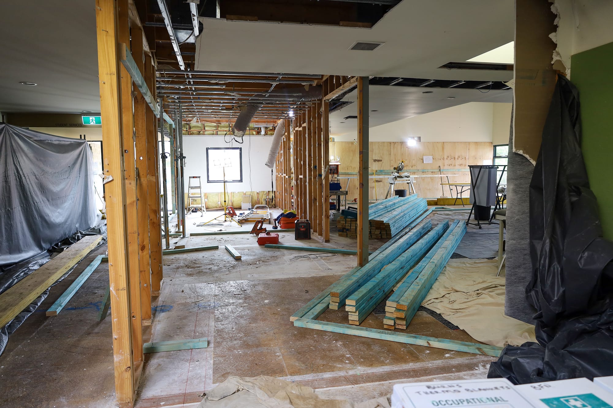 The St Pauls Warragul secondary schools Wellbeing Centre in progress.