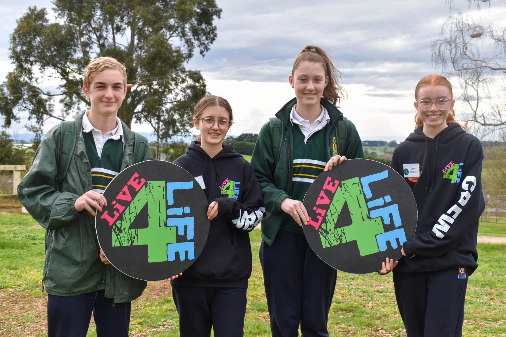 Local students attend health launch
