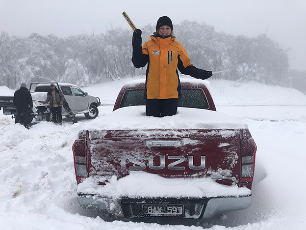 Storms bring snow to Gippsland