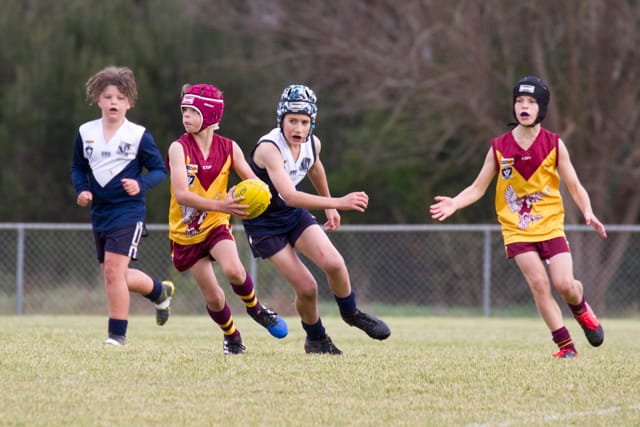 Football WGJFL (U12's) Drouin Gold Vs. Warragul Blues - 05.06.2021