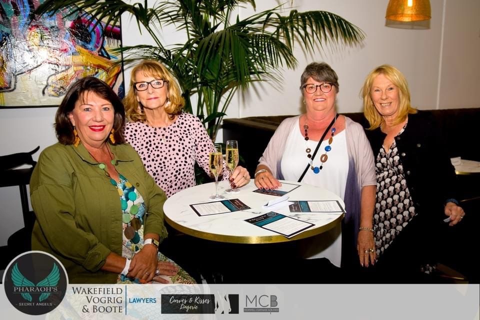Glenda Maselli, Helen Kitchen, Vicki Hanks and Jan Gilcrist were among those supporting the fundraiser.