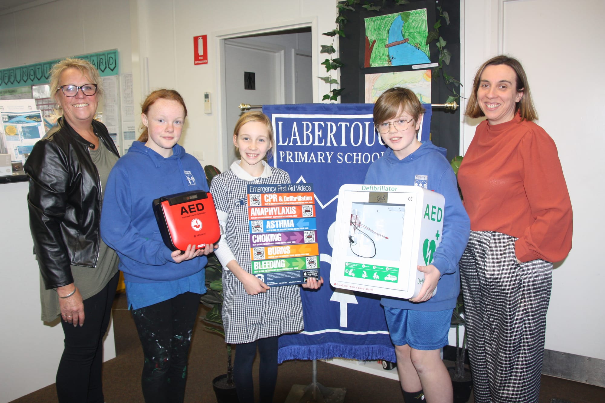 Girls' Day Out buys school defibrillators