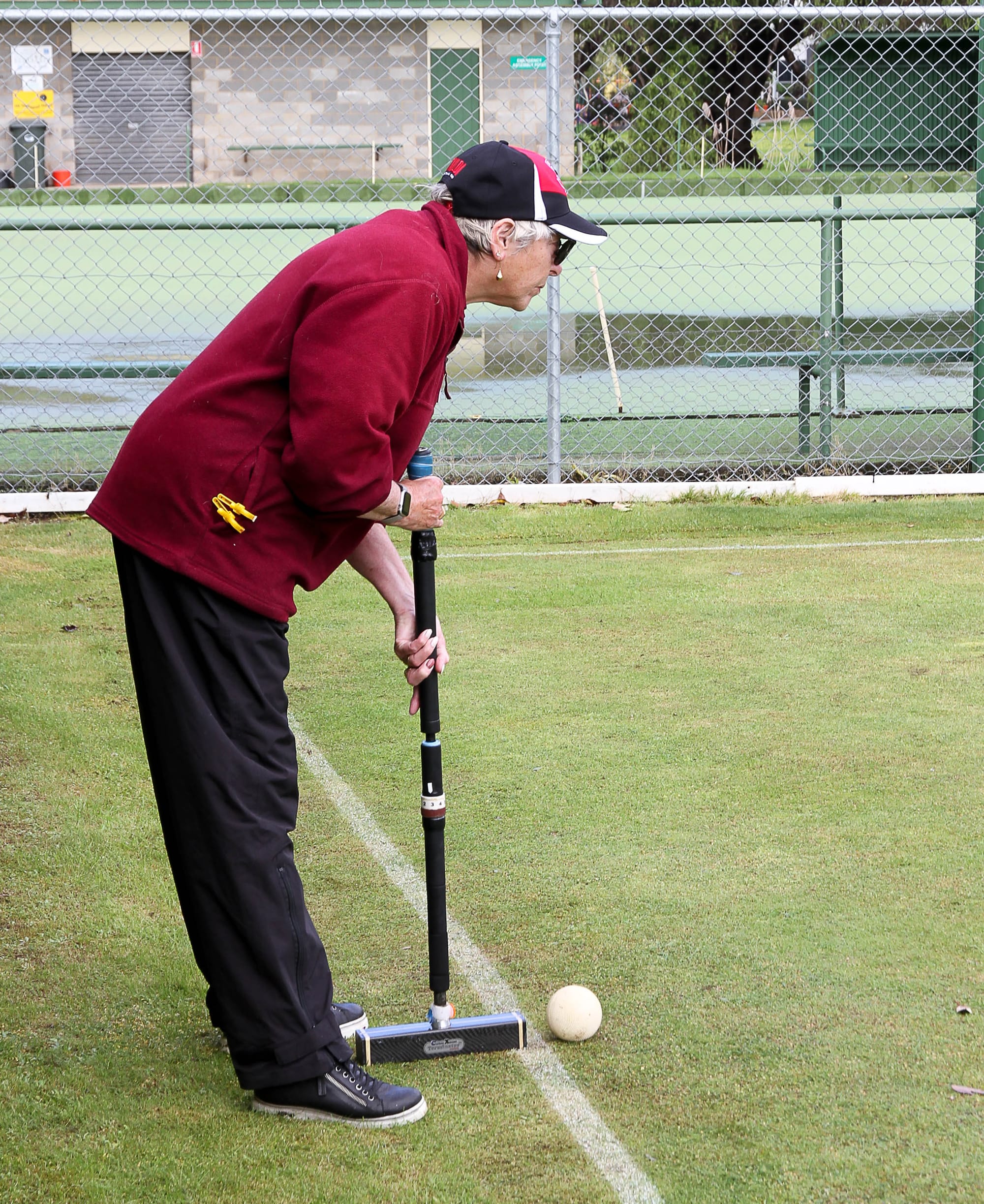 Wonthaggi's Secretary of the GCA (Gippsland Croquet Association) Sue Cartwright