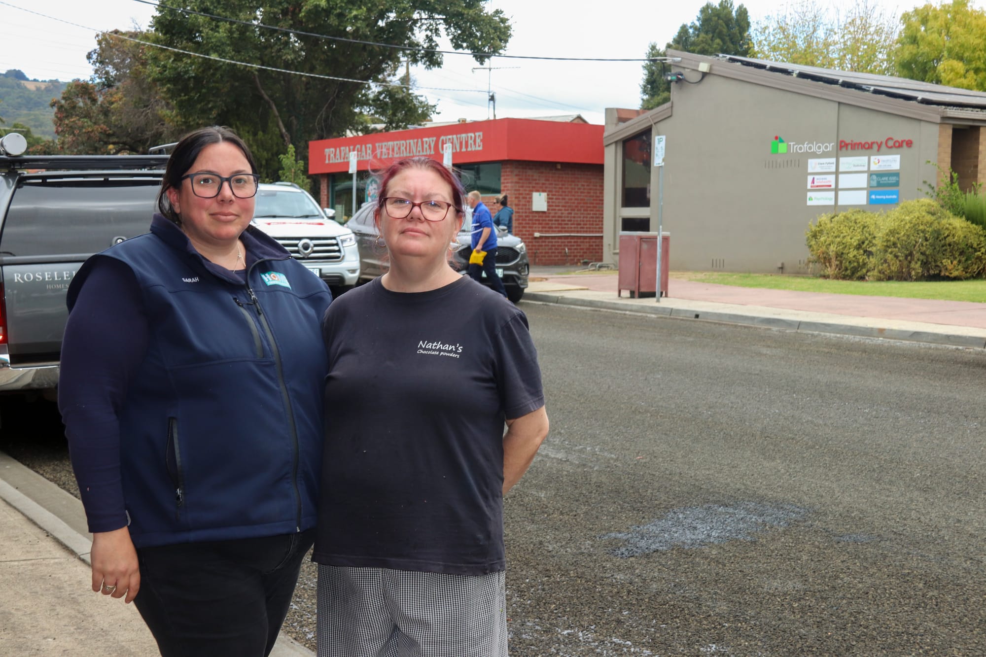 Roadworks shut off business access