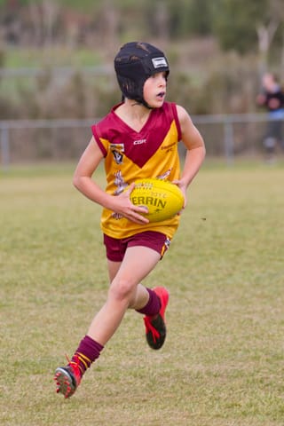 Football WGJFL (U12's) Drouin Gold Vs. Warragul Blues - 05.06.2021