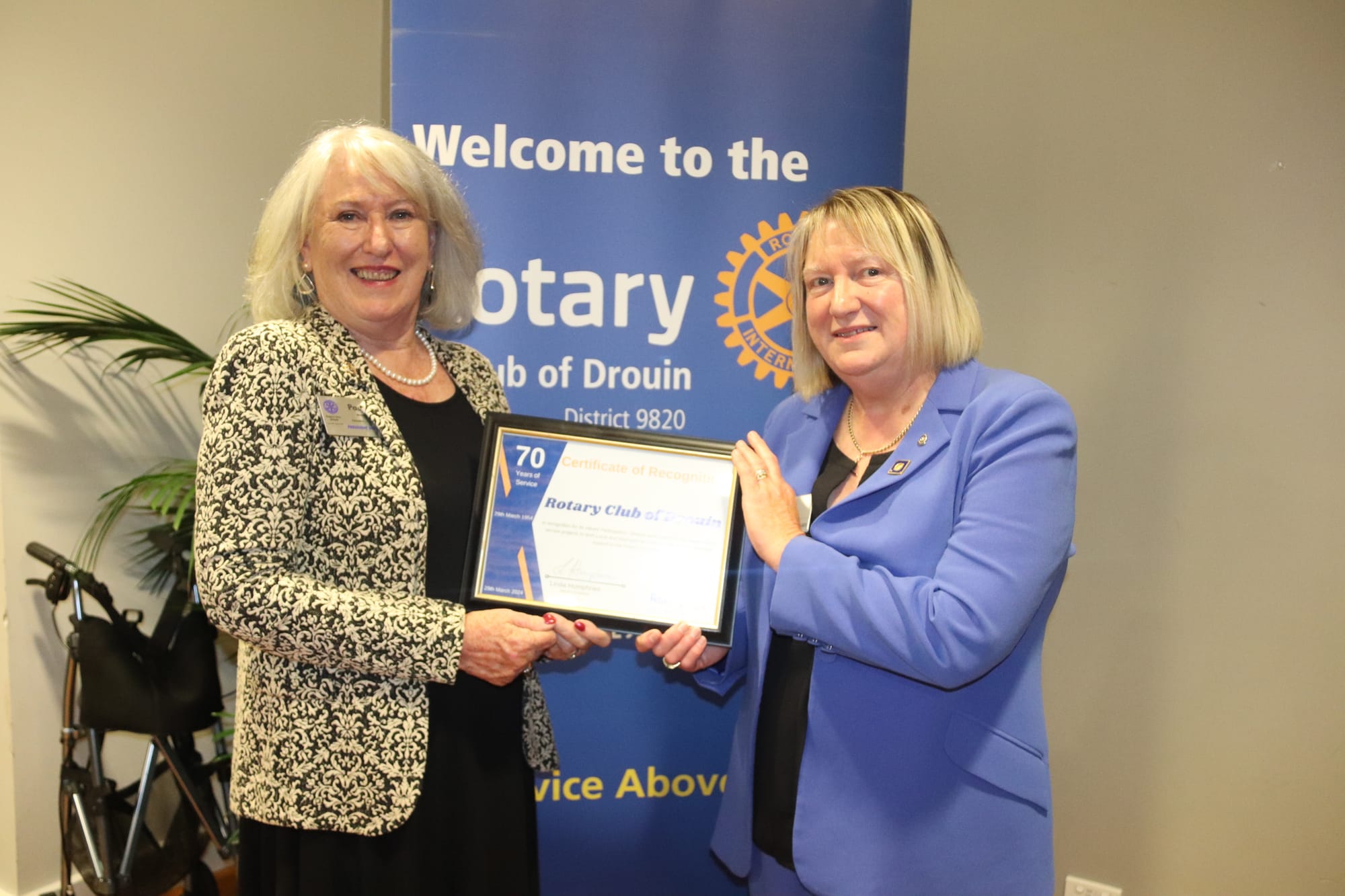 70 years of Drouin Rotary