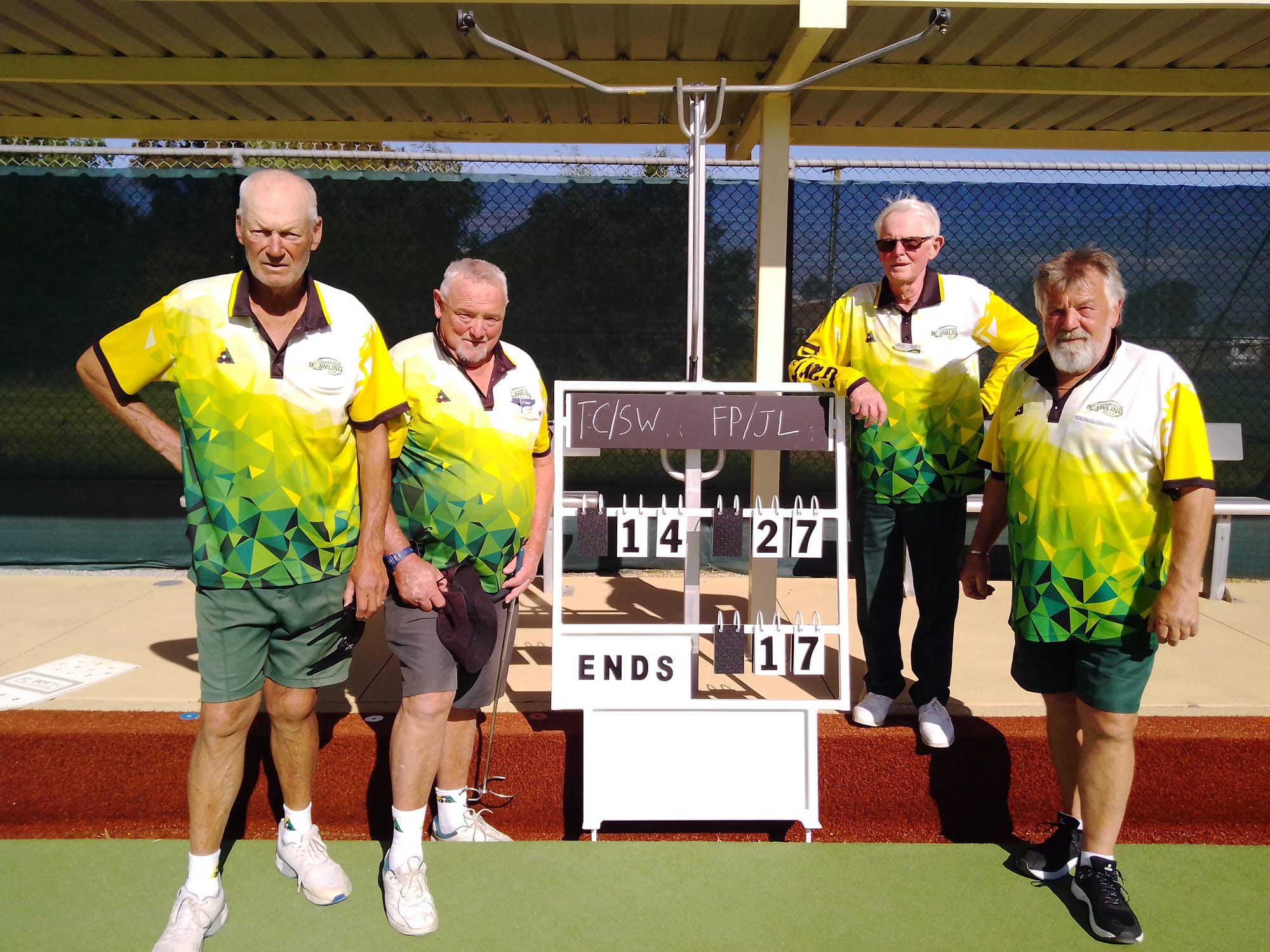 Upset win in pairs final