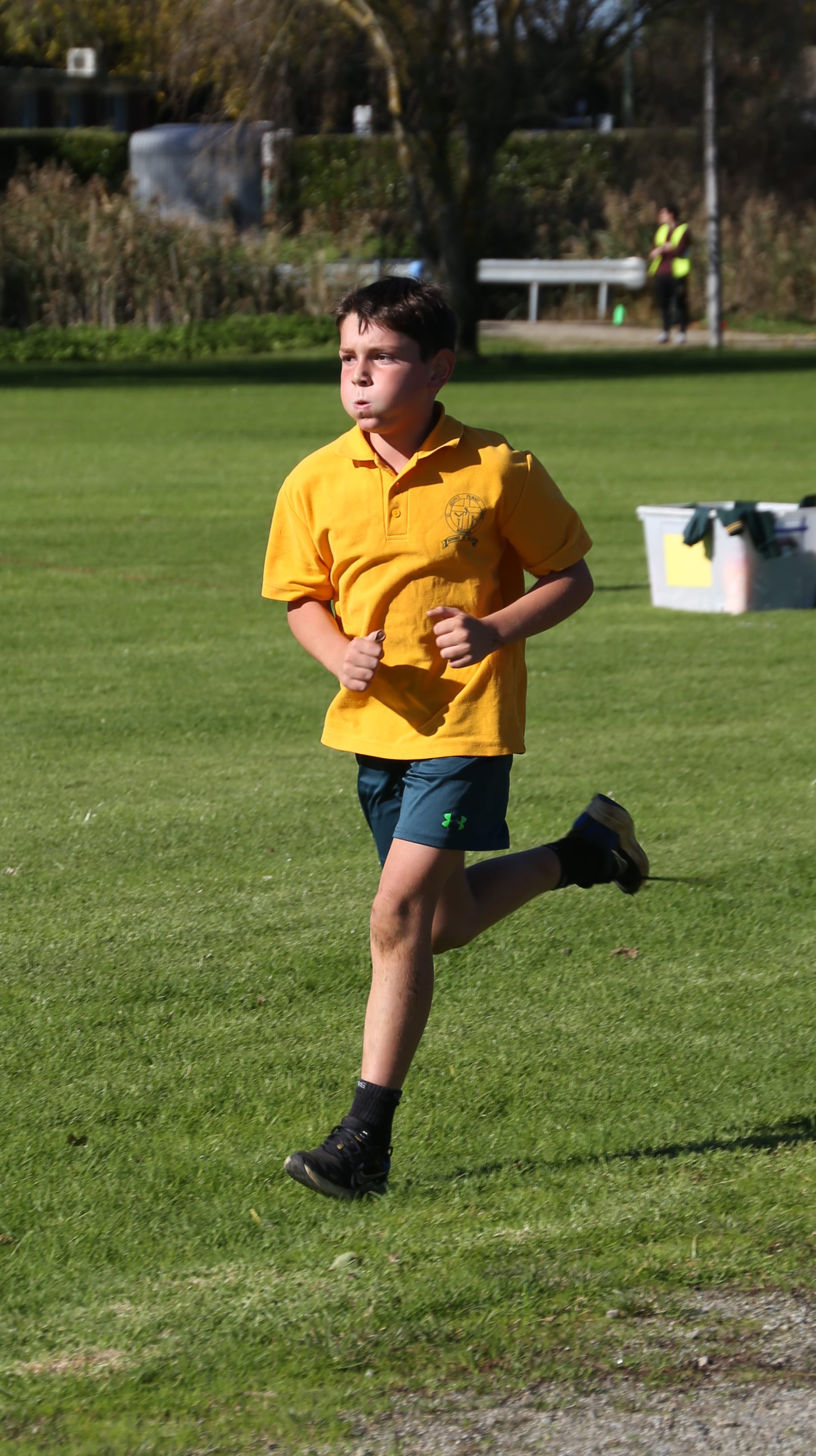 Tadhg digs deep in the St Joseph's Primary School cross country event.