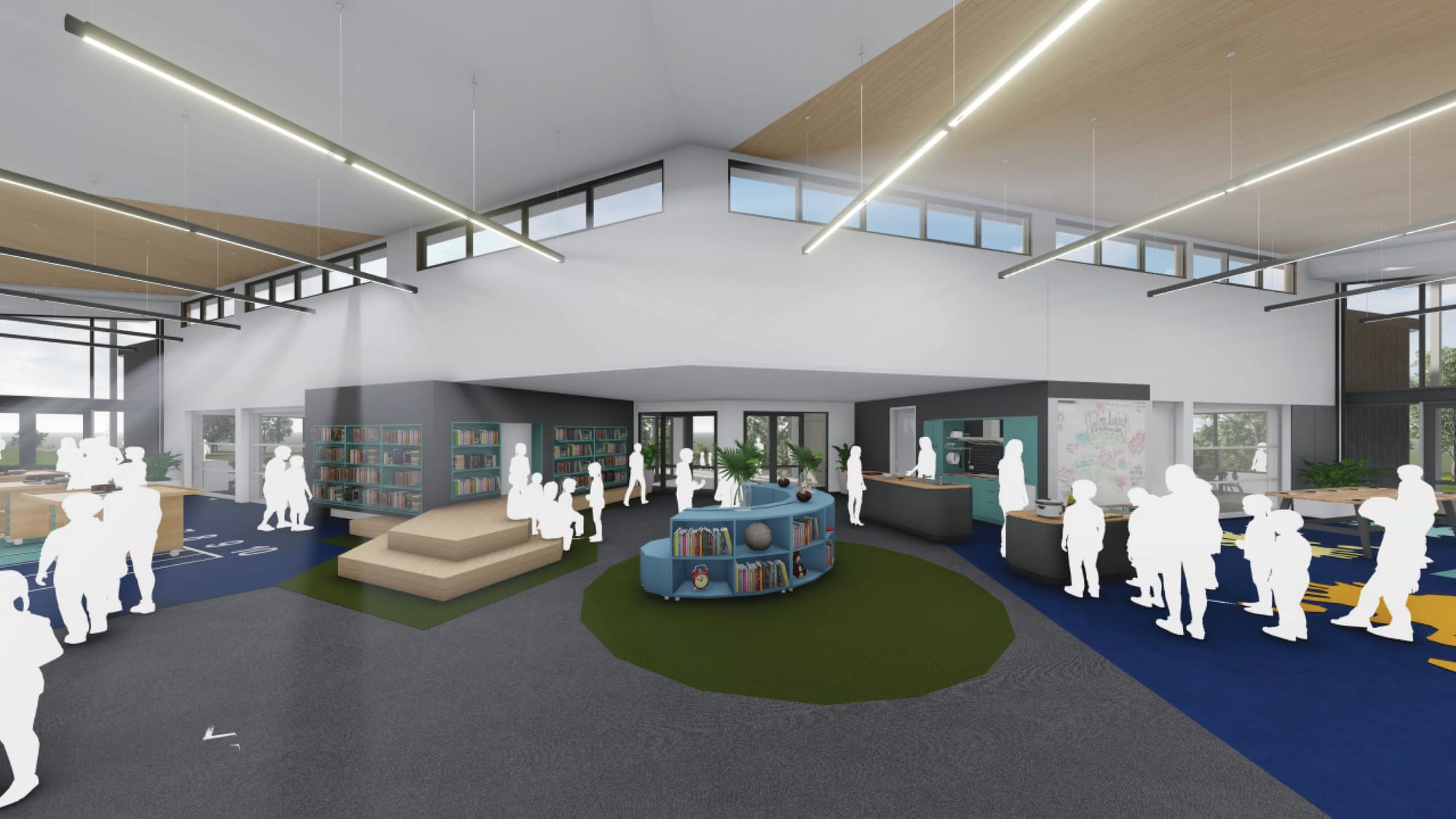 Architect's Impression of the new St Paul's campus in Drouin.