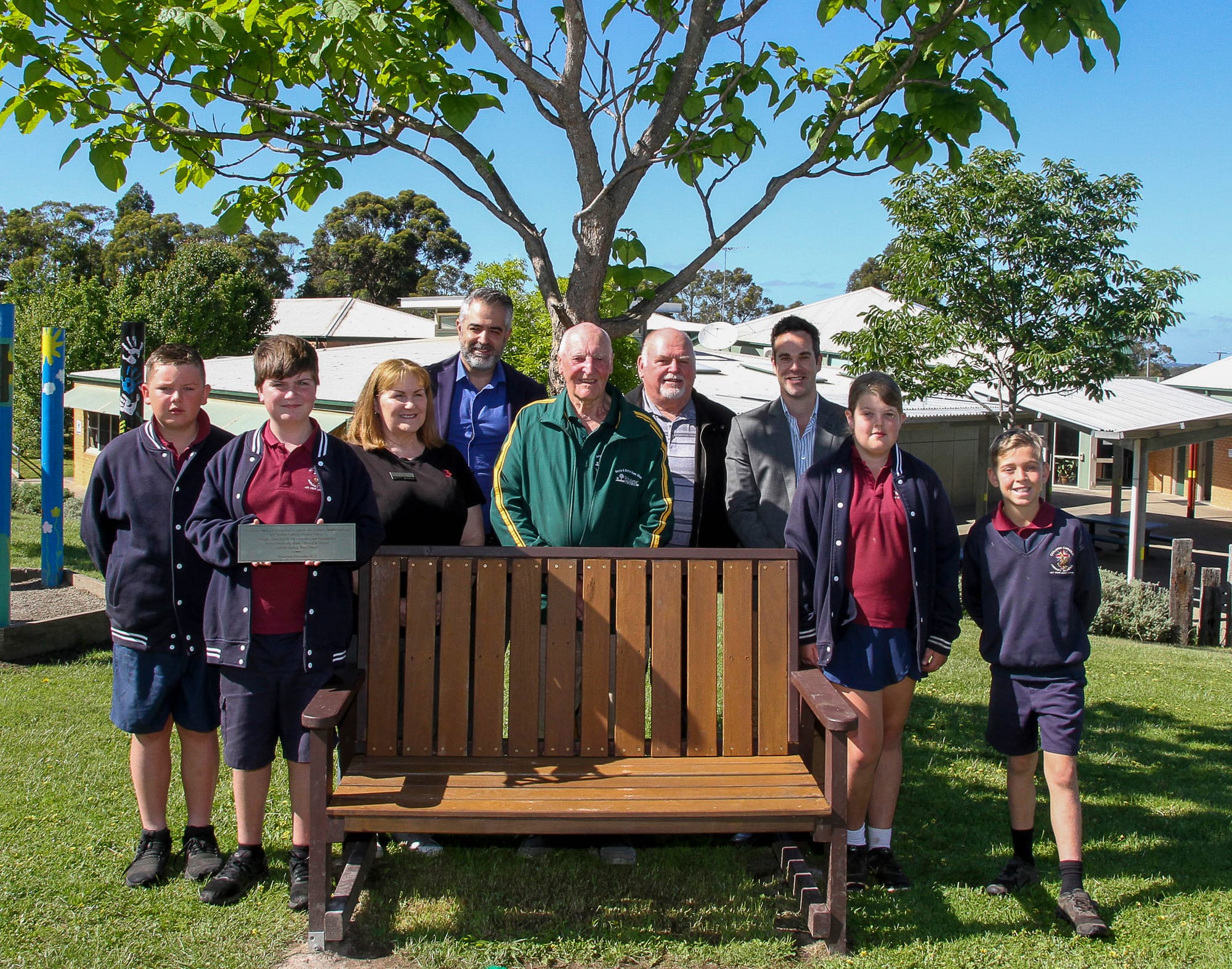 A place for reflection in school playground