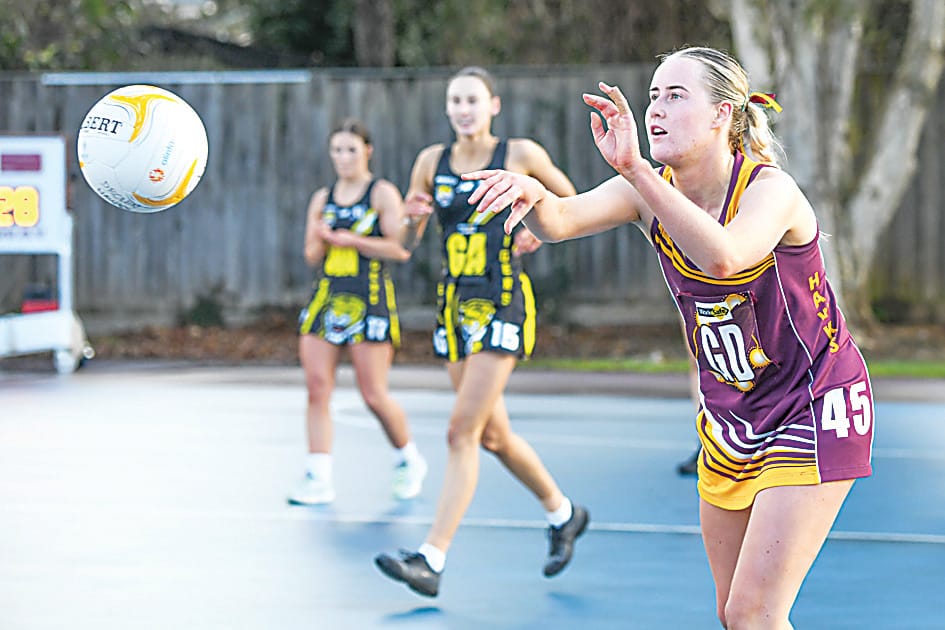 Hawks win by 10 goals on wet track