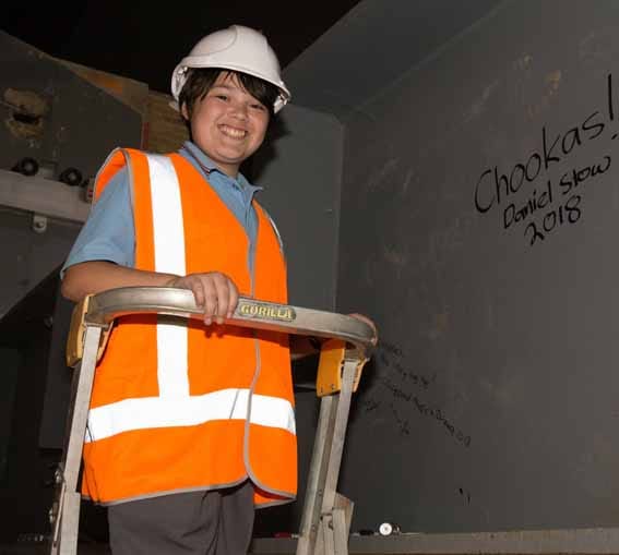 Golden bolt marks milestone