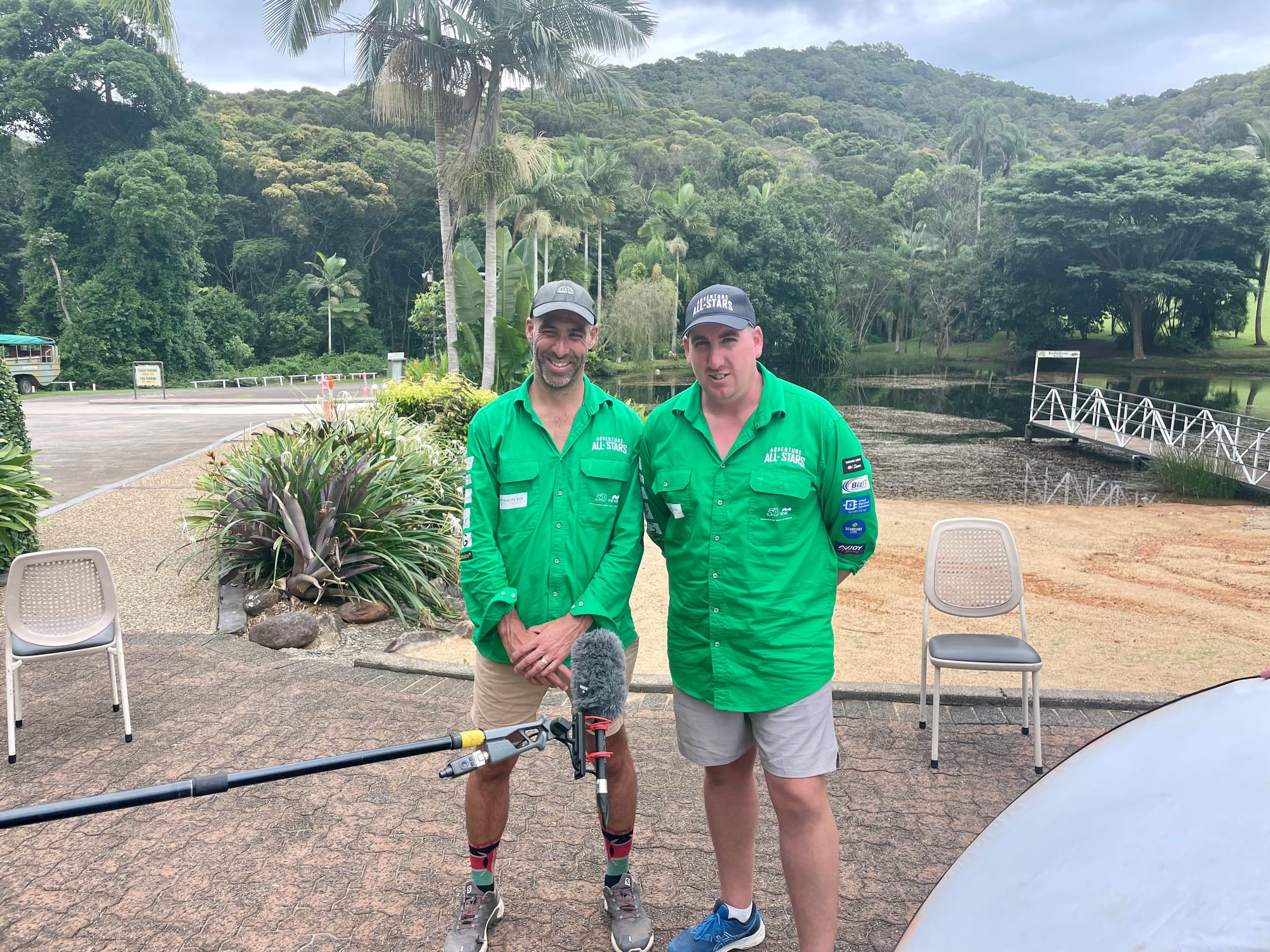 On-screen legends for charity