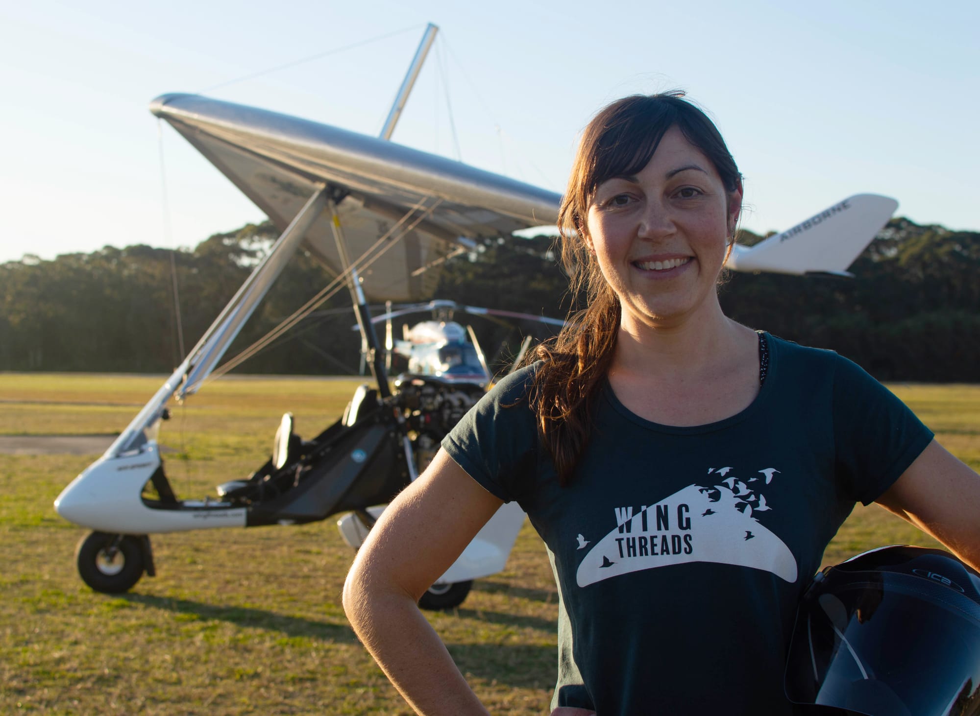 'Microlight Milly' flies around Australia