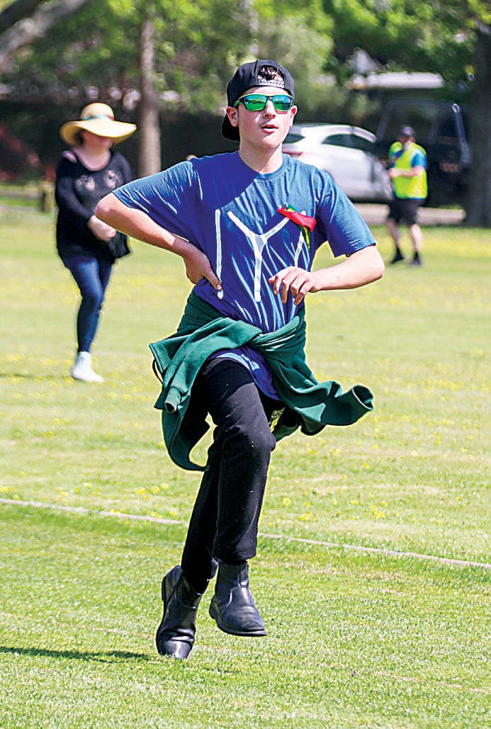 Zenun is committed to getting across the finishing line in his race.