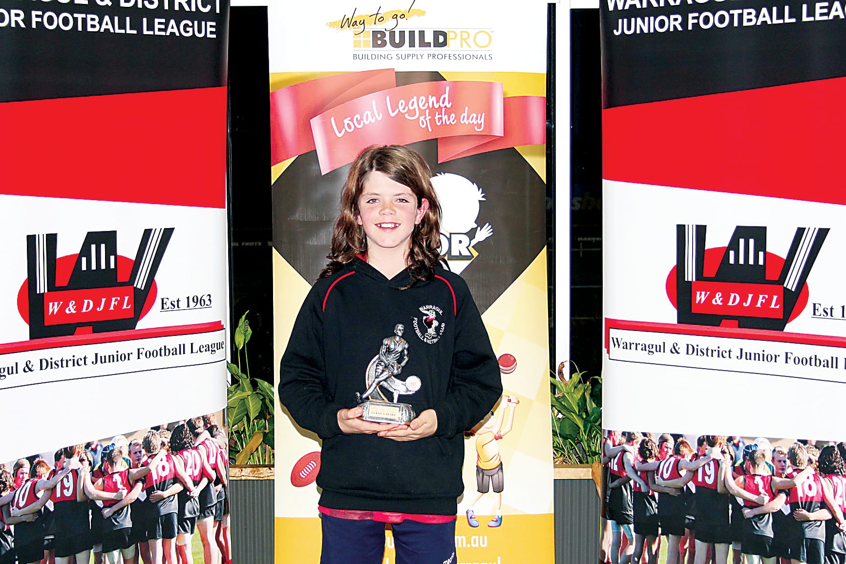 The under 12s best and fairest was won by Warragul's Lenny Barake.
