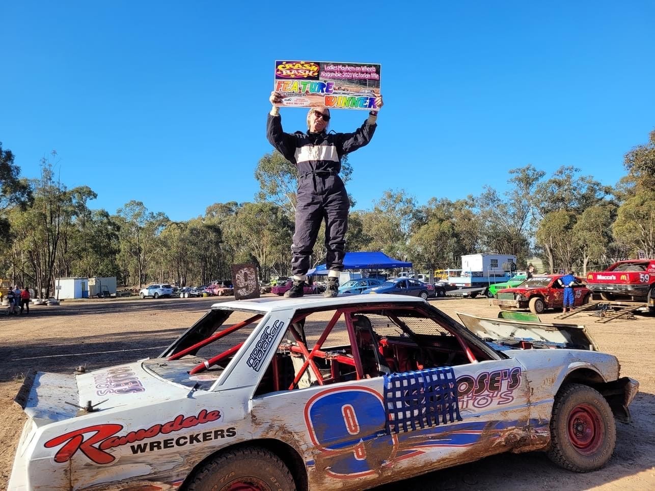 Age no barrier for Leeanne's crash and bash mindset