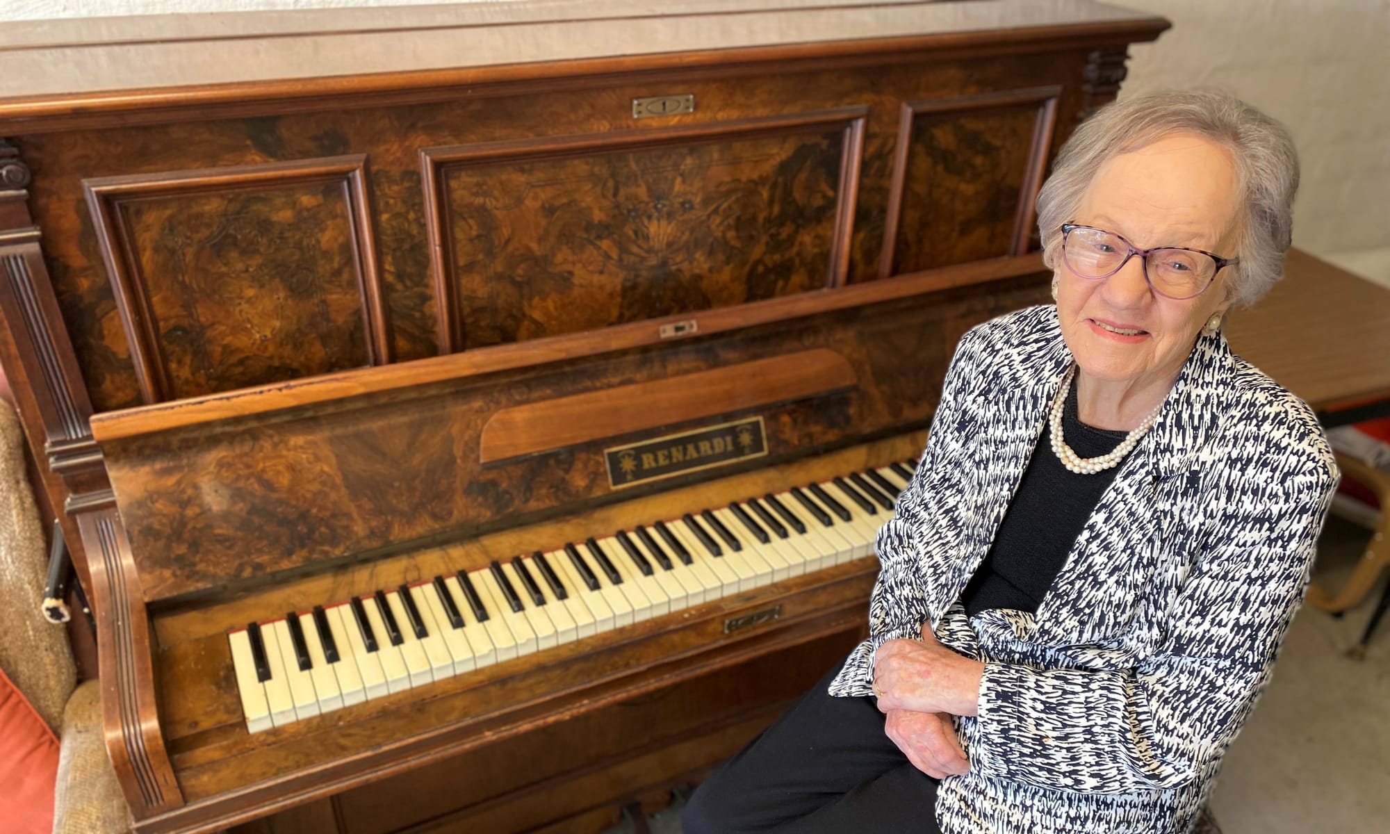 Piano gifts Claire Henshall a life of music