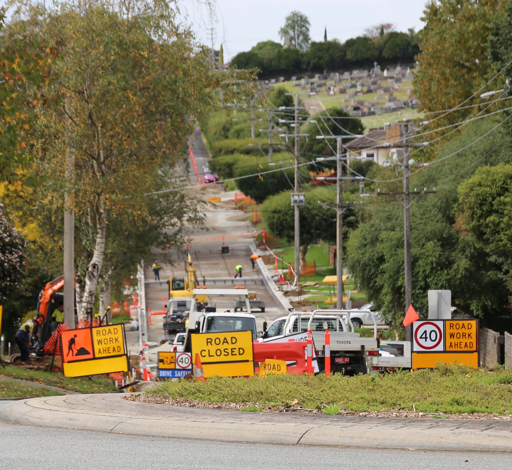 Sutton Rd. Roadworks - 28.04.2022
