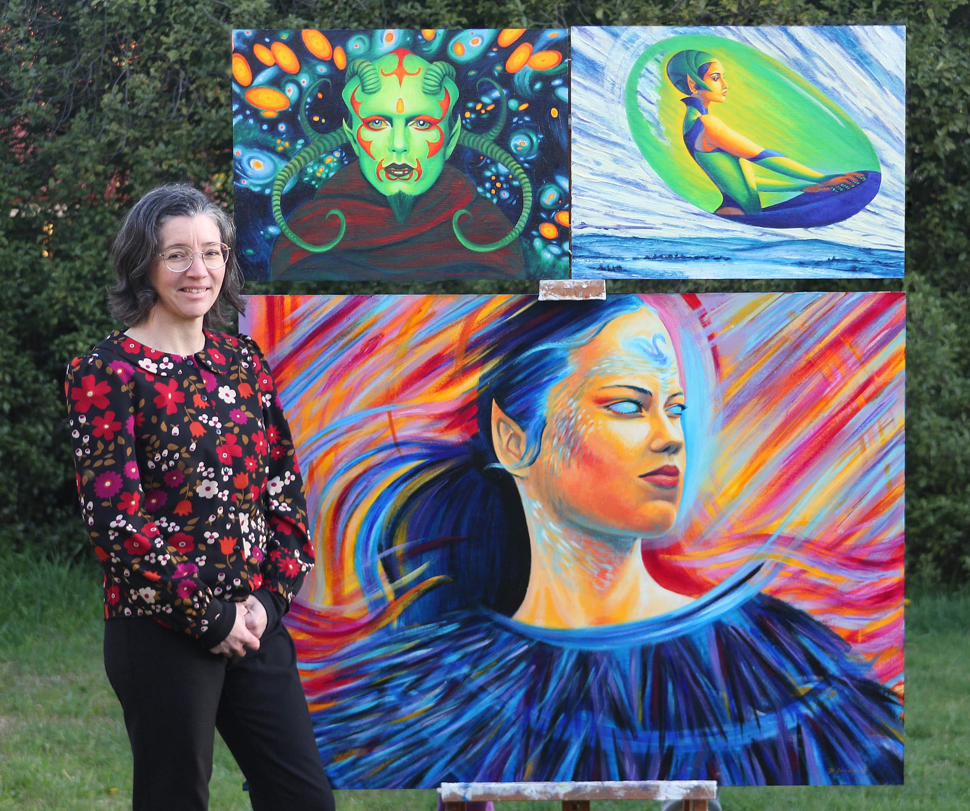 Bright, bold art on show at Jindivick