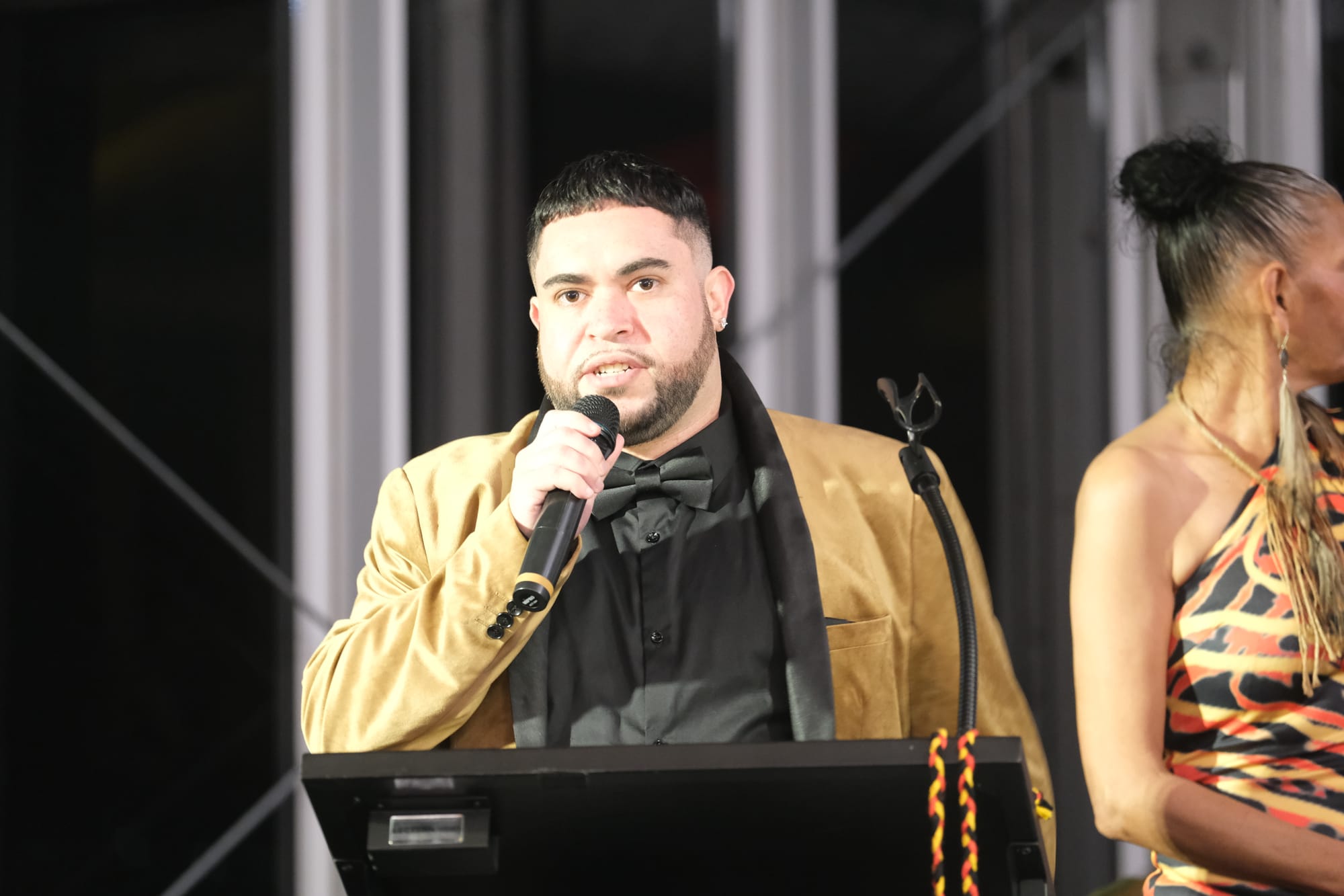 Lionel performs at first NAIDOC Ball