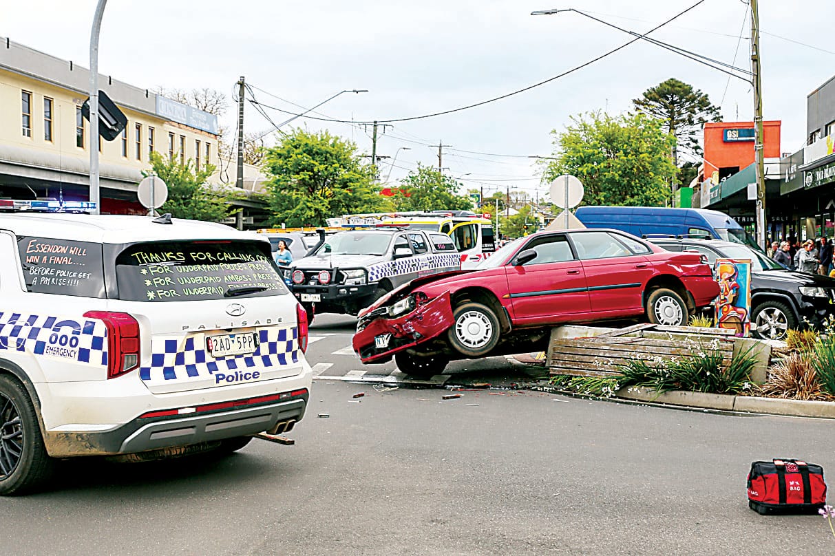 Pedestrian hit on footpath