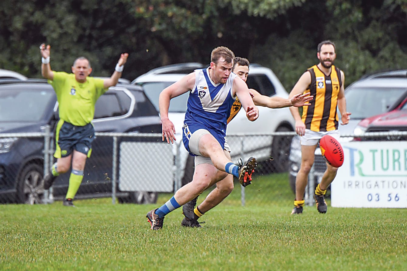 Blues win a close one