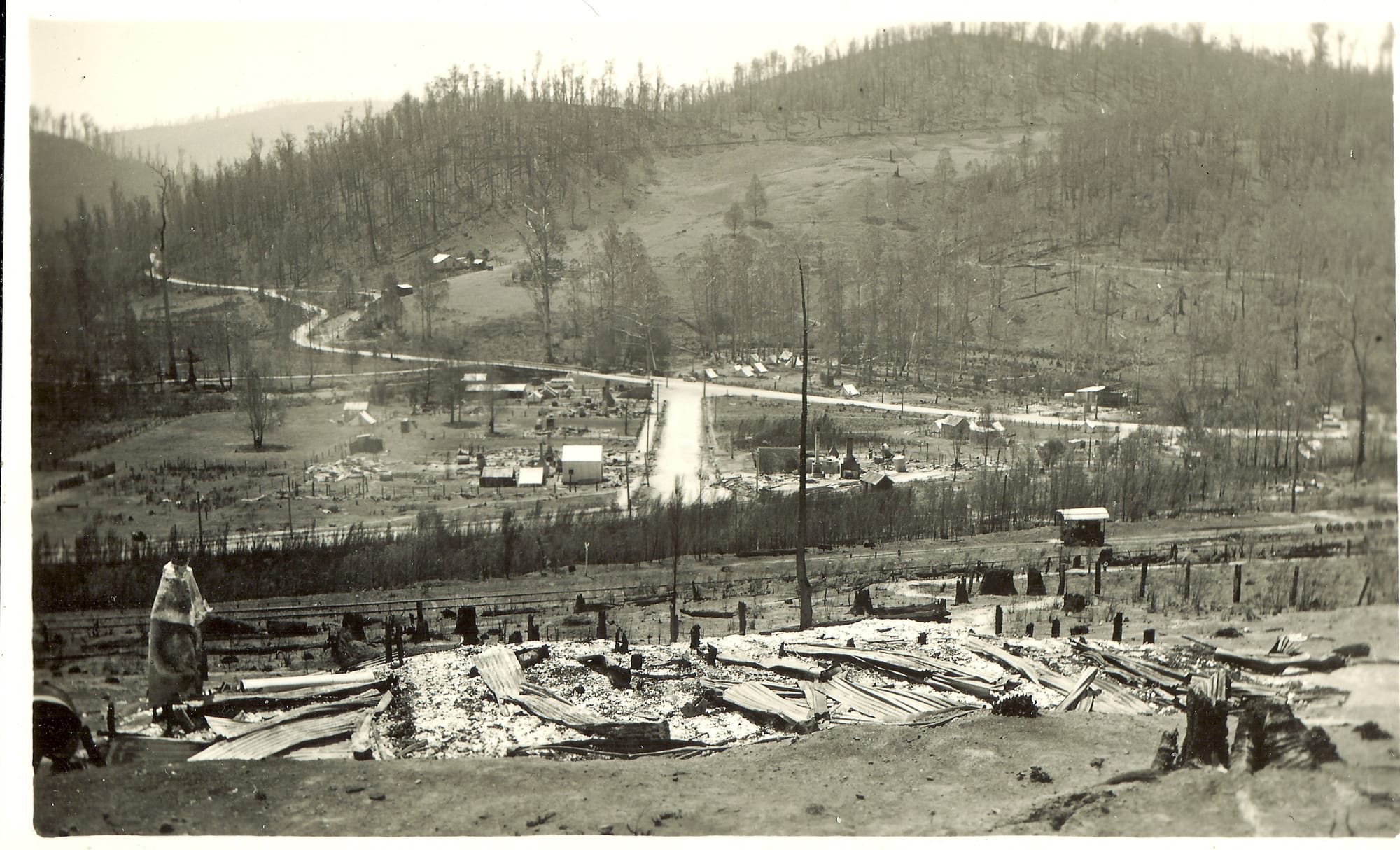 Snapshot of the past - Noojee Black Friday bushfires