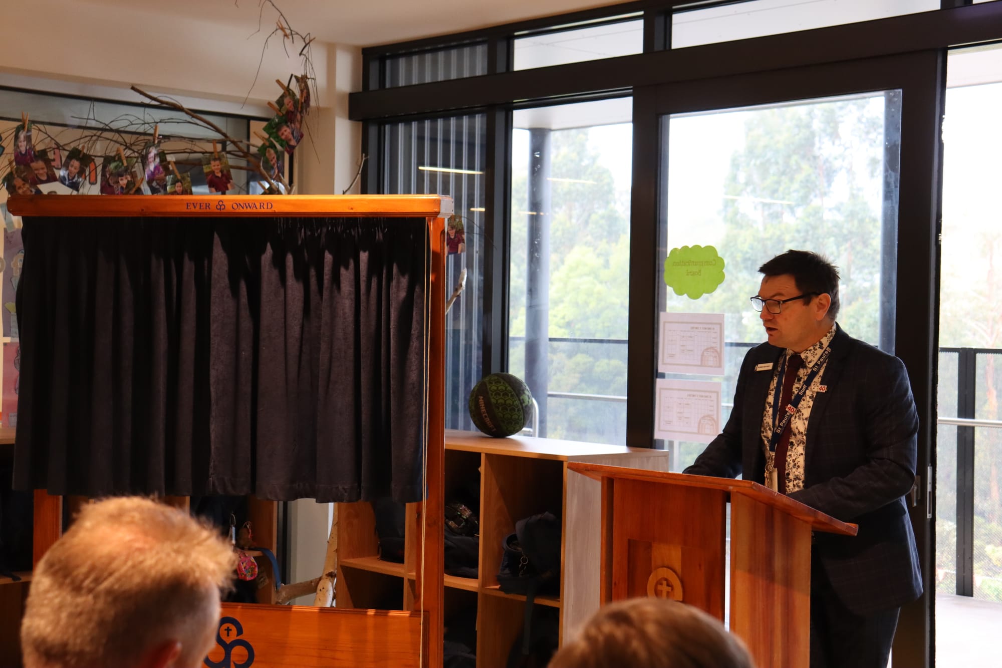Head of Junior School Rowan van Raay gives thanks to the many people who made the new building possible.