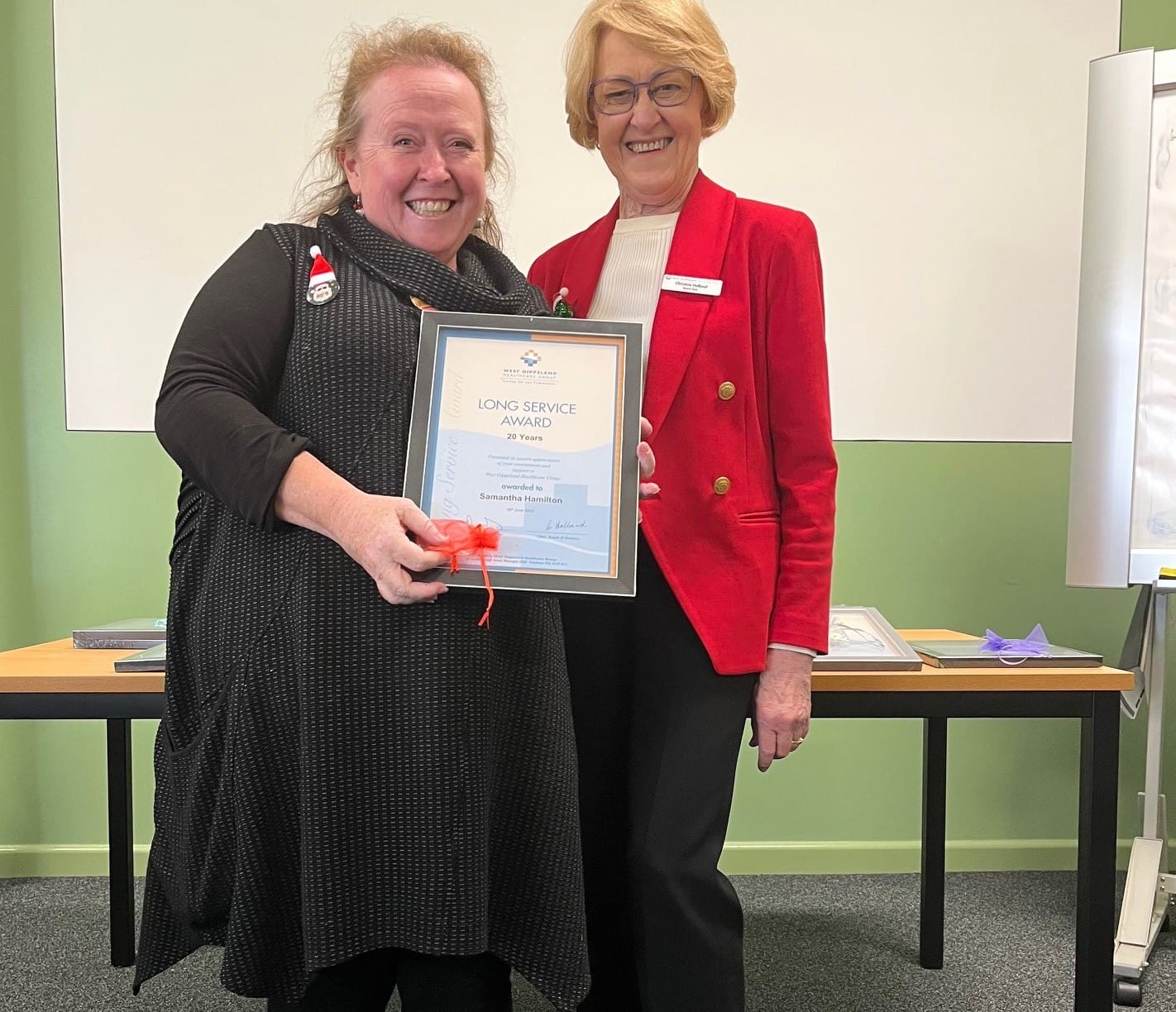 Long-serving WGHG staff recognised