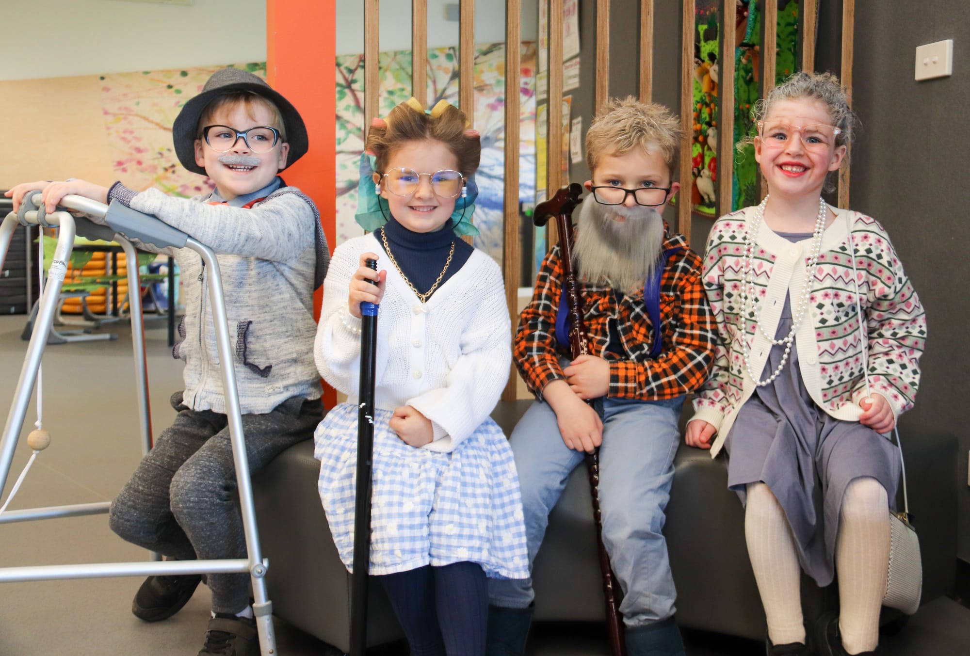 Zeke, Darcy, Harvey and Ellie