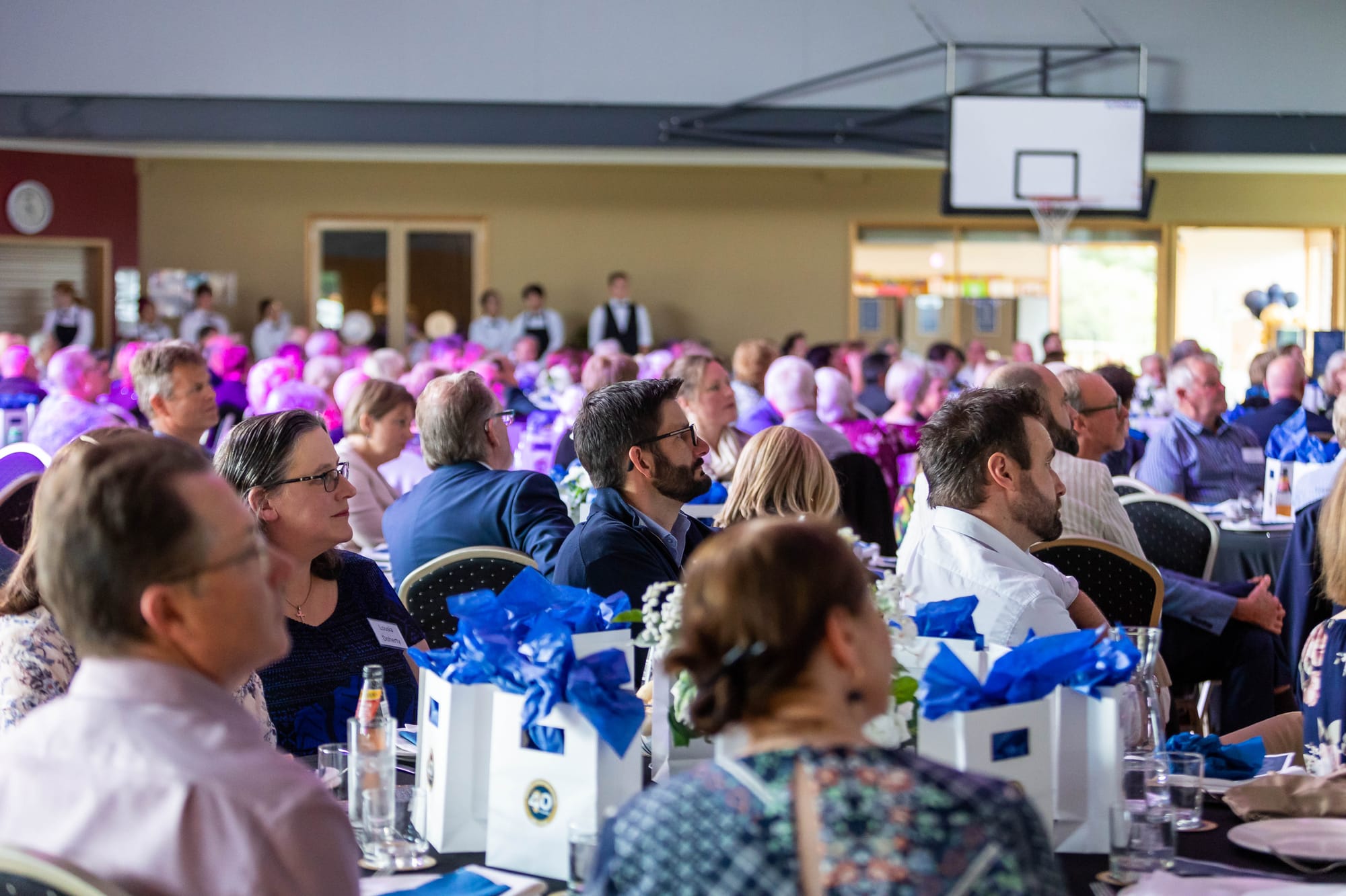 There were 200 invited guests at the dinner to help celebrate Chairo's first 40 years