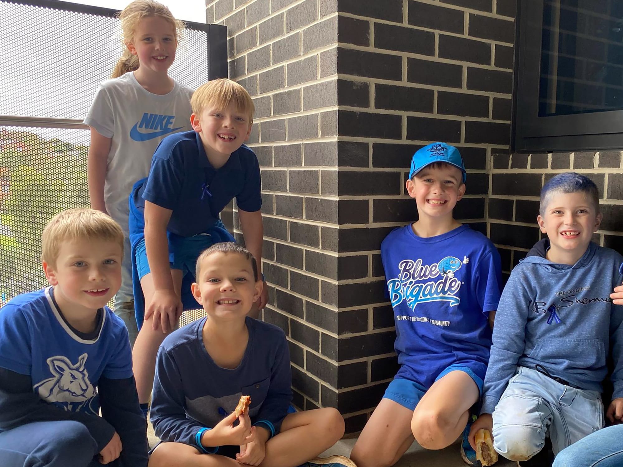 Turning blue for Huntington's awareness