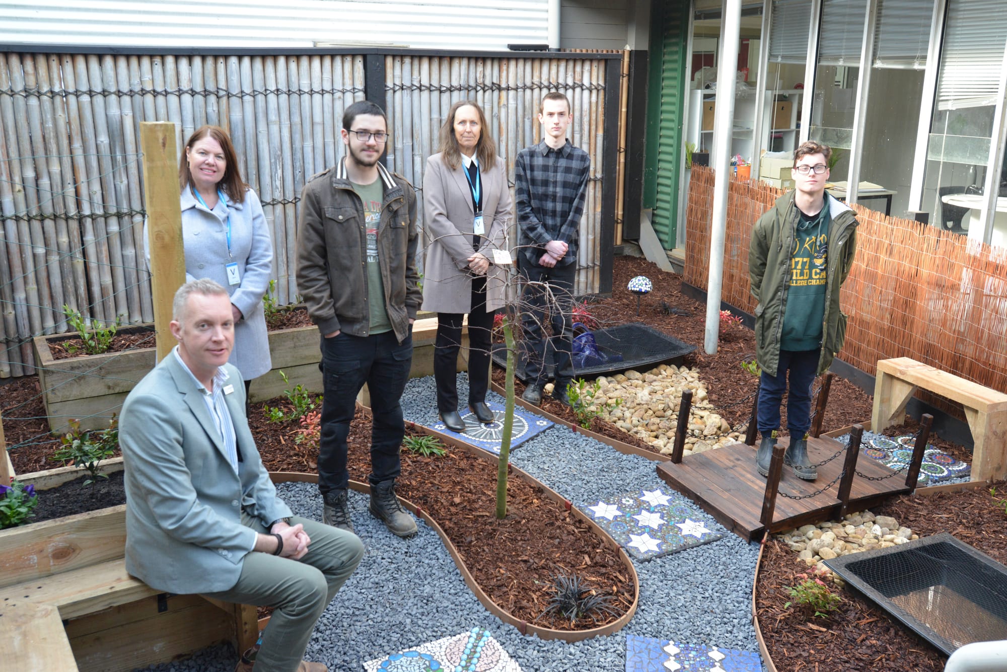 Sensory garden brought to life for student well-being