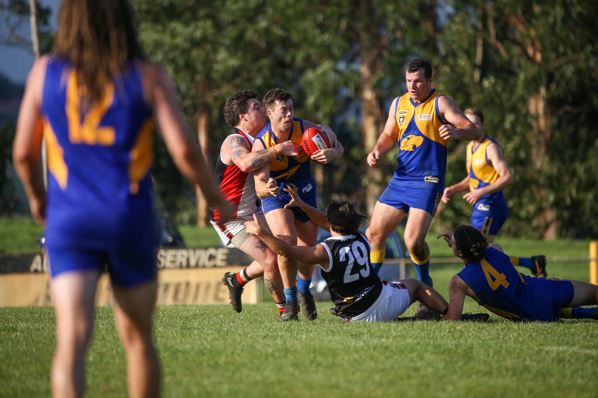 Heavyweights clash in Ellinbank District footy