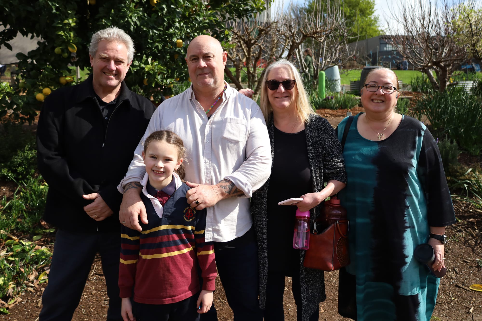 Greg, Glenn, Kerrie and Michele enjoying a great day with Heidi.