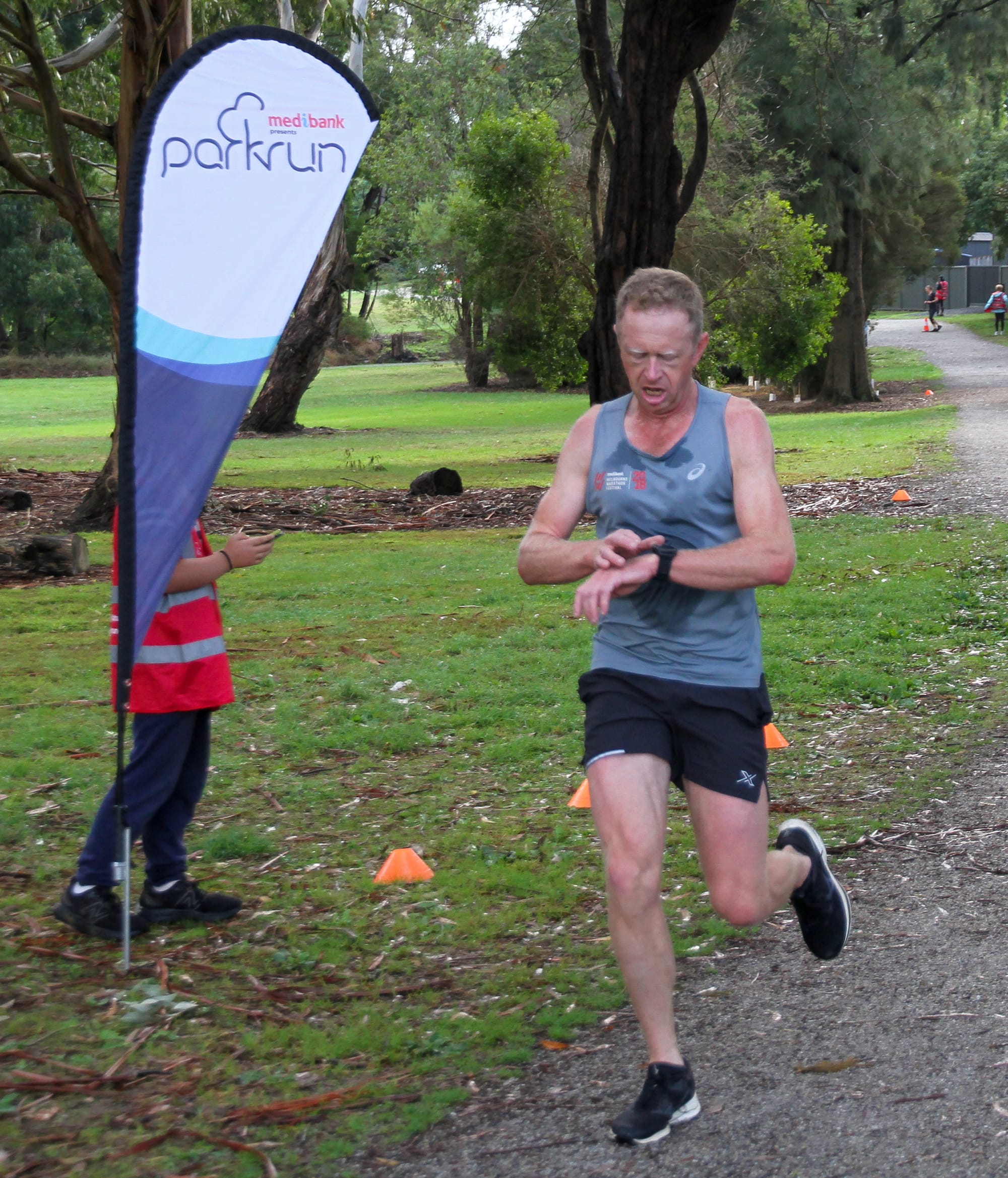 First to finish Pete Cutler