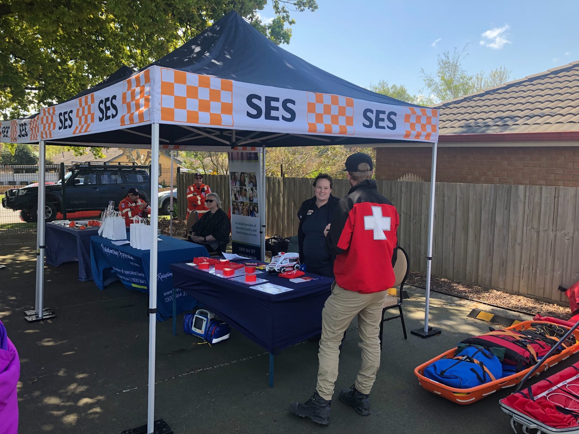 The SES stall was set up at the First Responders Expo.