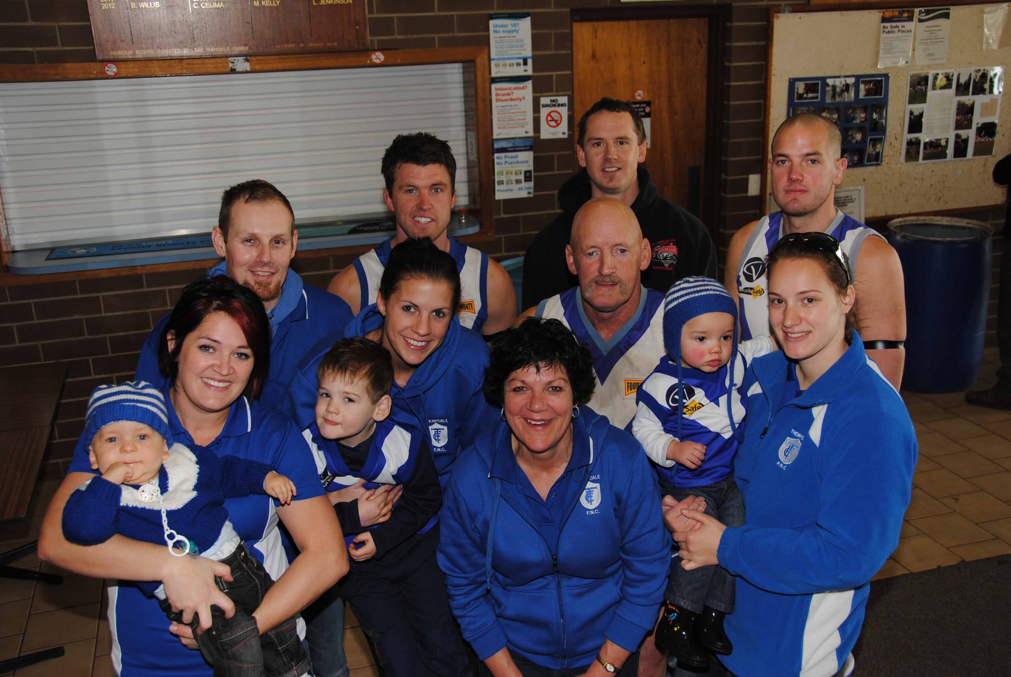 Three generations of life memberships for Hammond family at Thorpdale