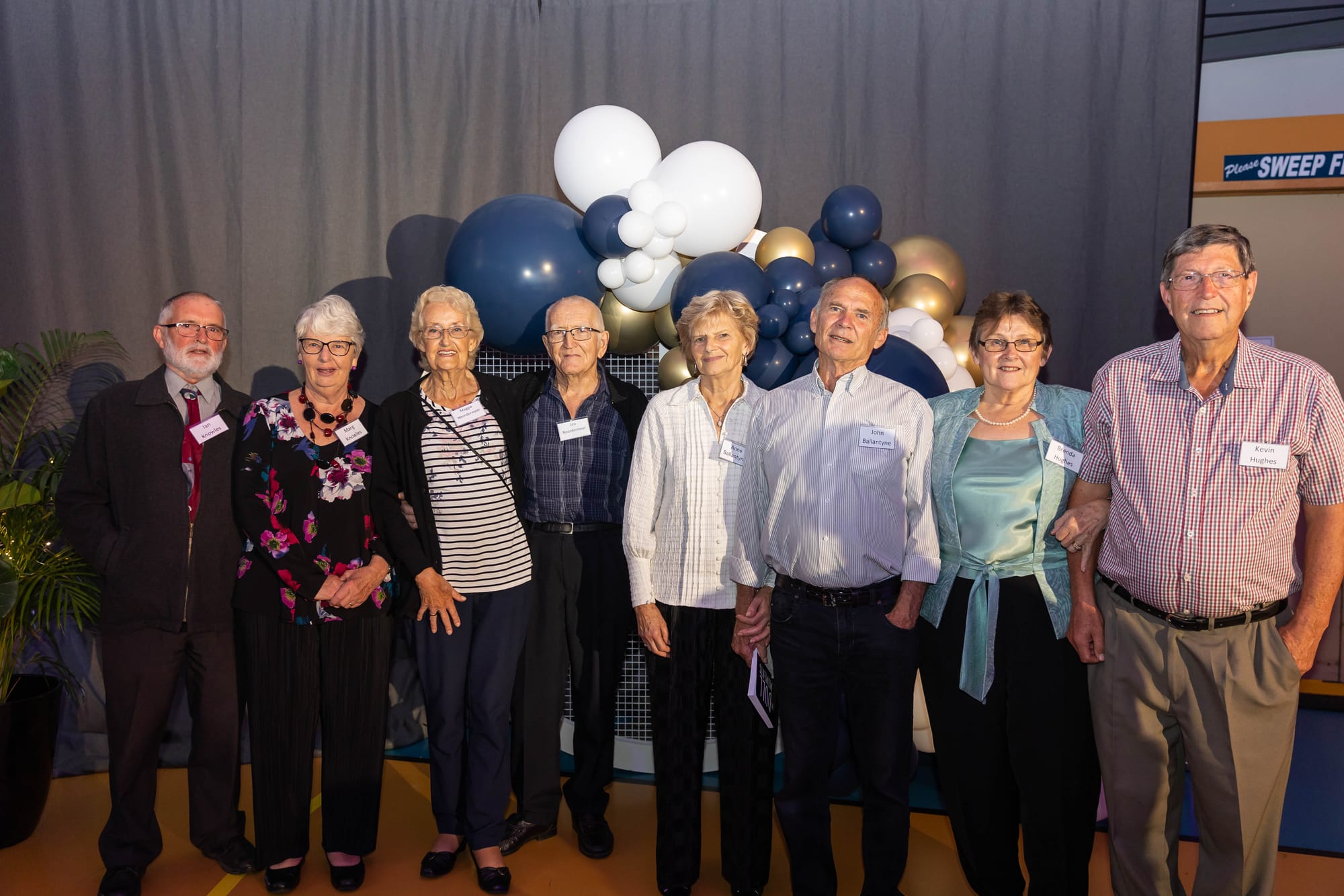 The four founding famiies after whom the sporting houses at Chairo's Pakenham campus are named (from left) Knowles, Noordermeer, Ballantyne and Hughes.