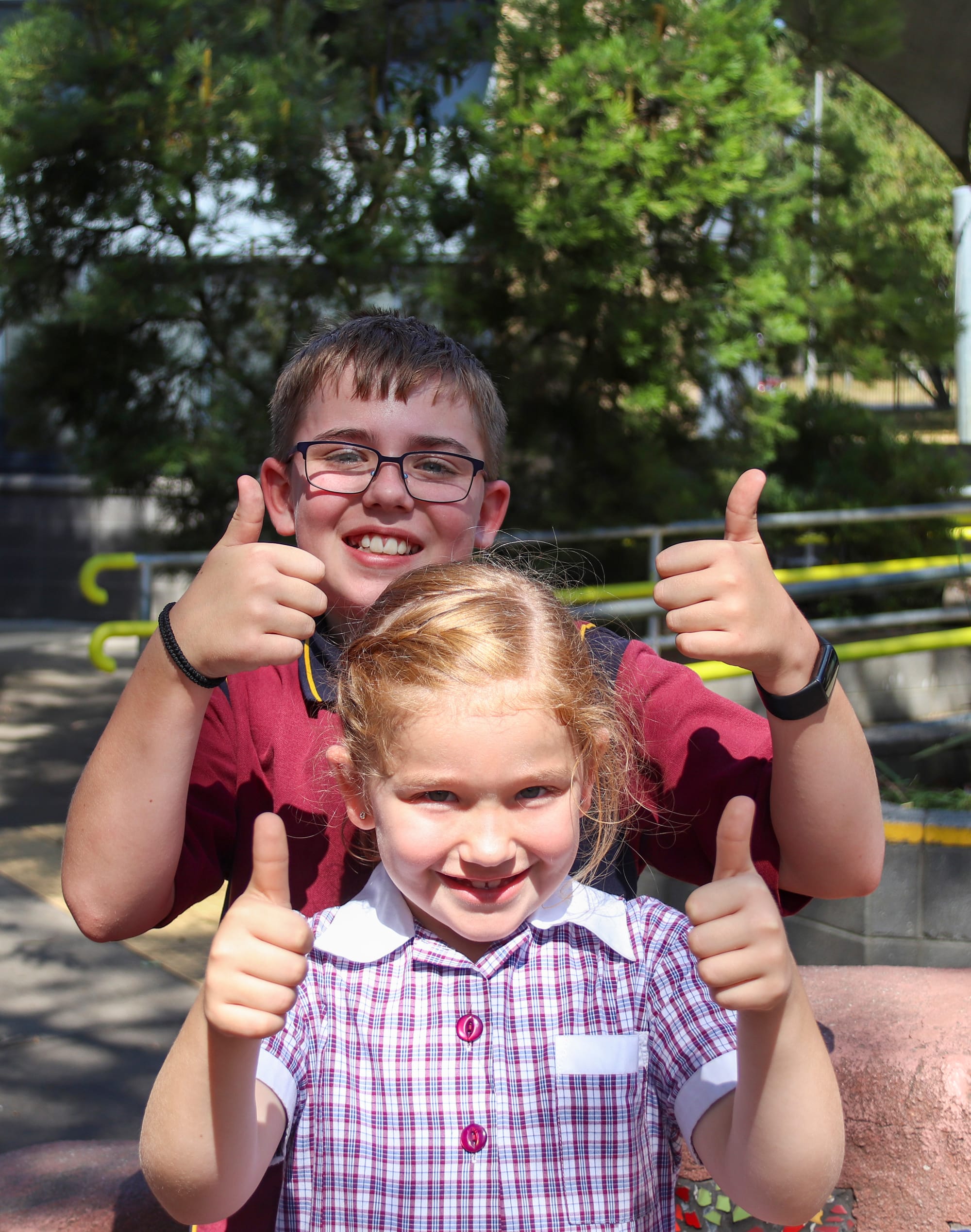 Brother and sister, Zac and Holly Taskis enjoyed spending time with their friends and family after school.
