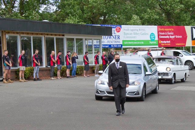 Guard of Honour Geoff Rhodes