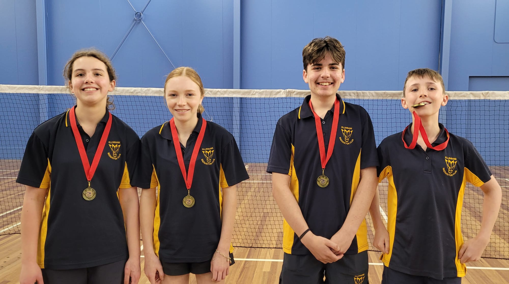 C grade runners Up L to R Nina Vanschyndel, Matilda Jefford, Taj Goodrope, Jim Thorne